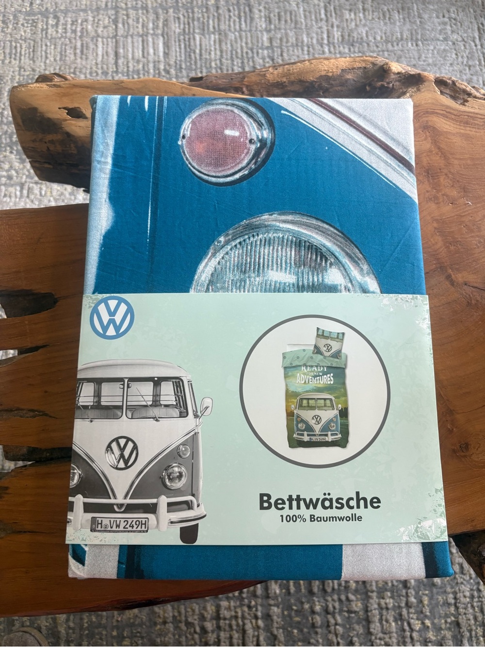 Volkswagen Camper Van Bedding Set - Blue